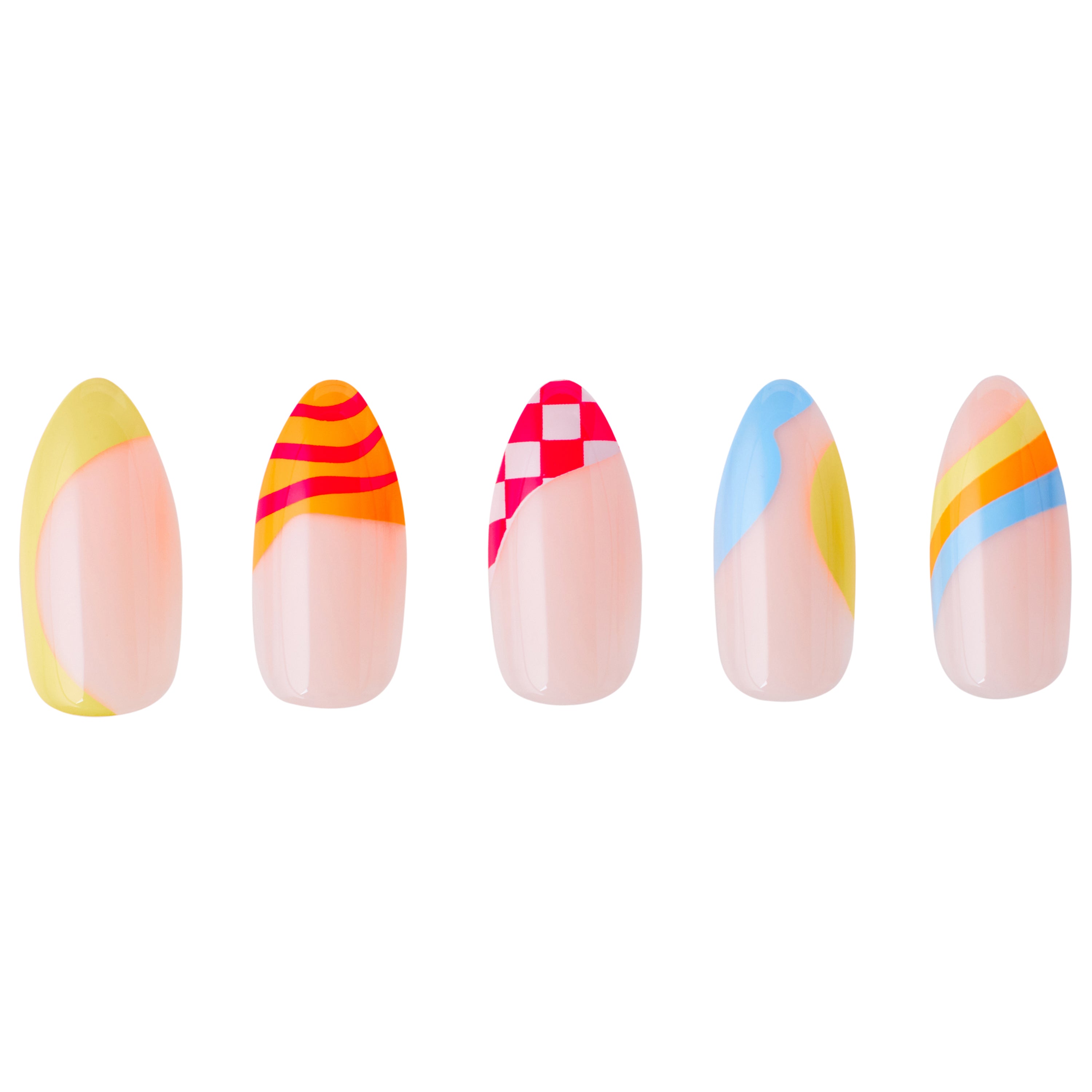 Instant Mani Co. Carnival press on nails out of packaging