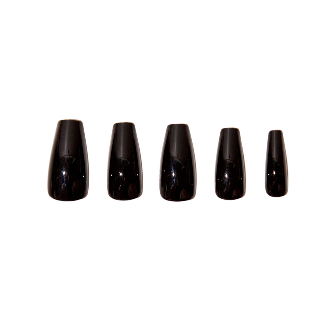 Instant Mani Co Catwalk Black press-on nails