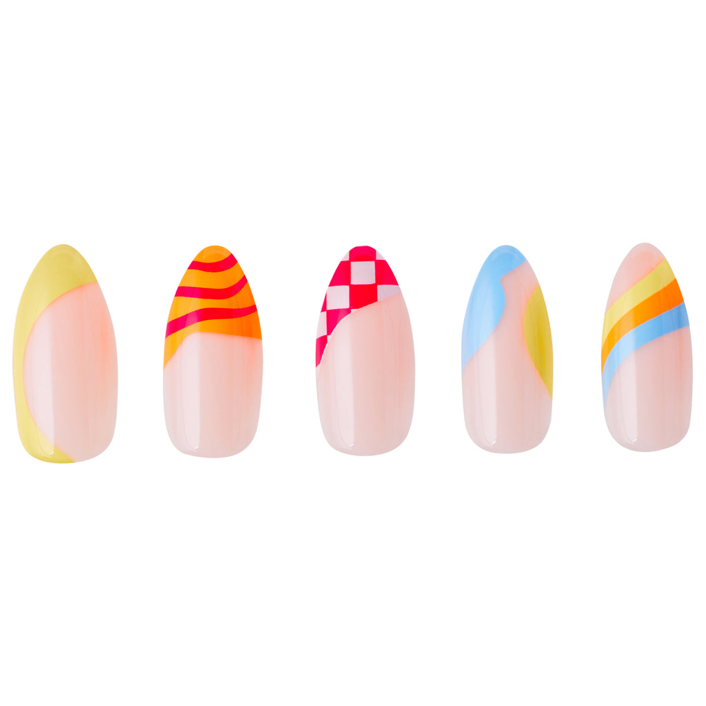 Instant Mani Co. Carnival press on nails out of packaging 