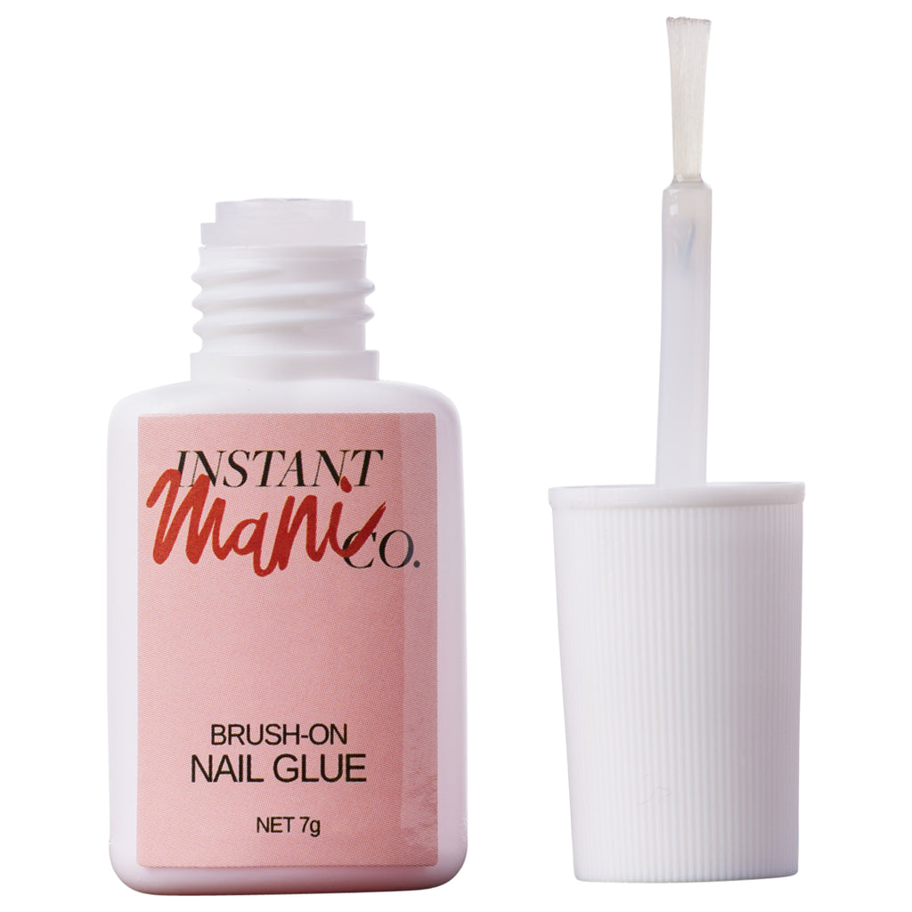 Instant Mani press on nails brush on glue